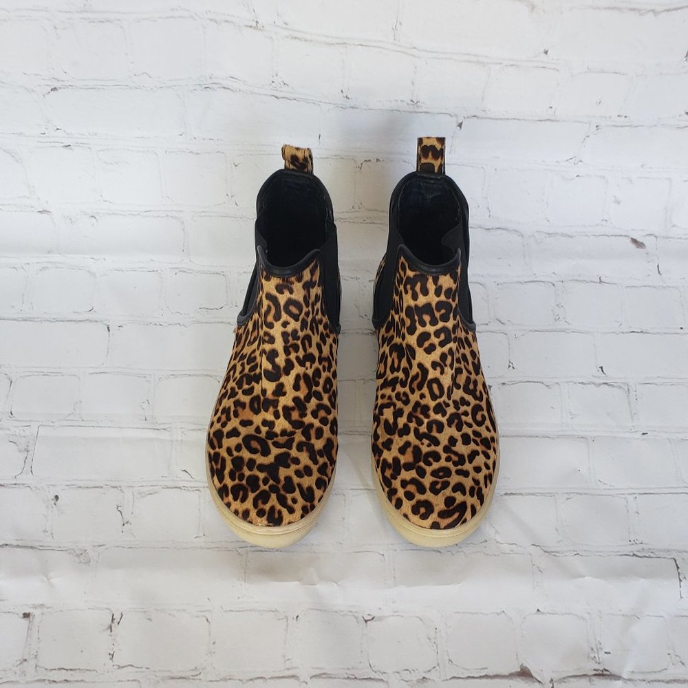 STEVEN MADDEN Wedge Lepard Sneakers